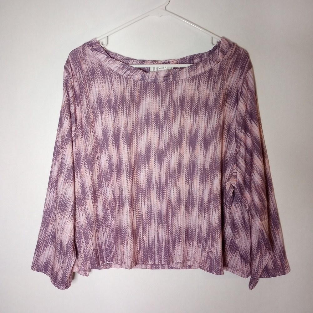 CJ Banks patterned top size 2x